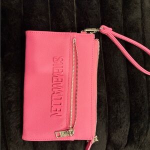 Steve Madden Vibrant Pink Wristlet